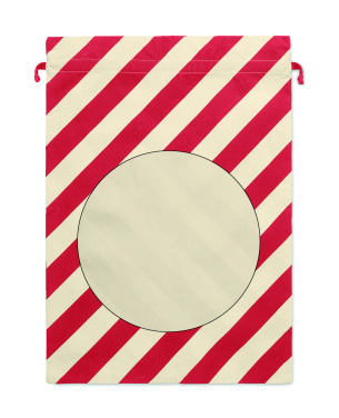 Logotrade reklaamtoote foto: Suur jõuluvana puuvillane kott