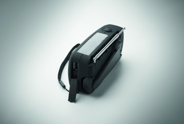 Logotrade ärikingituse foto: Kaasaskantav raadio LED-taskulampiga ONDA