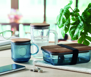 Logotrade reklaamkingid pilt: Ribiline klaasist kruus 300ml VITRIO MUG