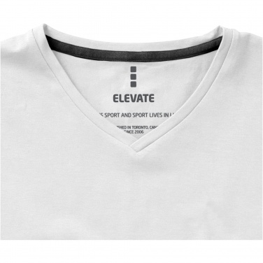 Logotrade liikelahjat mainoslahjat tuotekuva: Kawartha short sleeve men's organic V-neck t-shirt