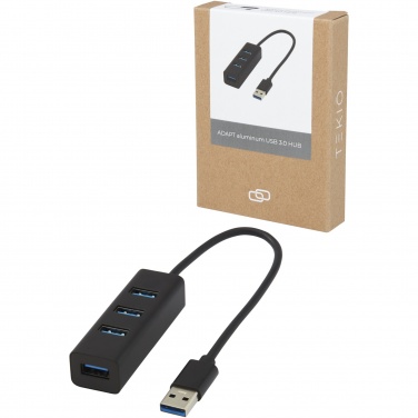 Logotrade mainoslahjat kuva: ADAPT alumiininen USB 3.0-keskitin