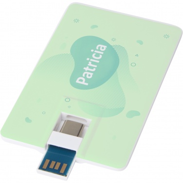 Logotrade mainostuotet kuva: Duo Slim 64 Gt USB-asema, Type-C ja USB-A 3.0