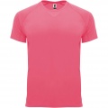 Bahrain miesten lyhythihainen urheilu-t-paita, Fluor Lady Pink