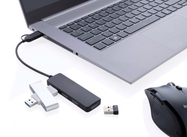 Logo trade mainostuotet tuotekuva: RCS USB hub tuplaliitännällä kierrätetystä muovista