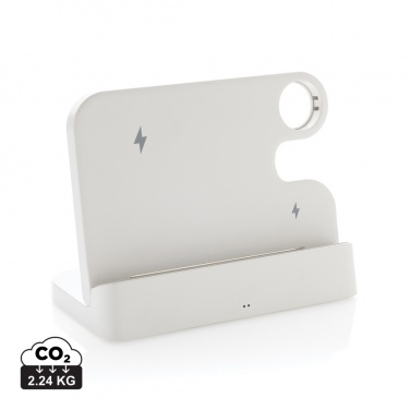 Logo trade liikelahja kuva: Joltz RCS kaksoislaturi 15 W iWatch-paikalla kierrätysmuovia