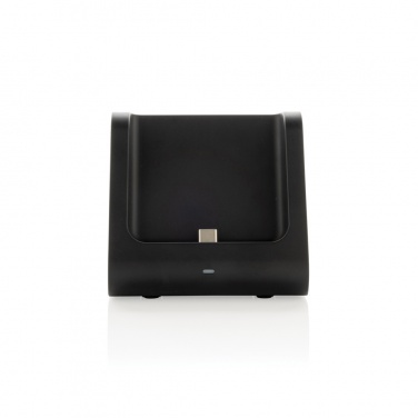 Logo trade mainoslahja kuva: Powerbase 3 in 1 -laturi virtapankilla RCS kierrätysmuovia