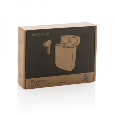 Logotrade liikelahja tuotekuva: Skywave aurinkovoimakuulokkeet RCS kierrätetystä muovista