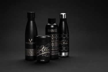 Logo trade mainostuotet tuotekuva: RCS vakuumipullo kierrätetystä ruostumattomasta teräksestä