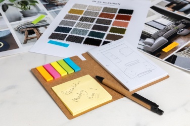 Logotrade liikelahjat kuva: Kraft muistilappulehtinen A6 kynällä