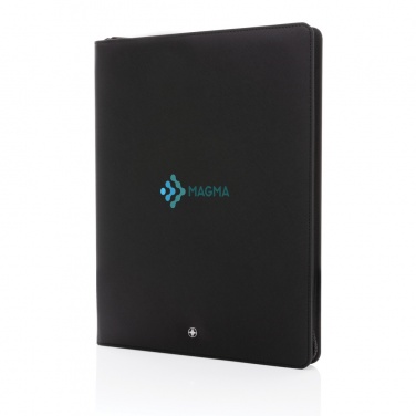 Logo trade mainoslahjat ja liikelahjat kuva: Swiss Peak Heritage RCS rPU A4 portfolio vetoketjulla