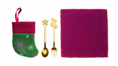 Logotrade mainoslahja ja liikelahja kuva: Jälkiruokailusetti jouluun