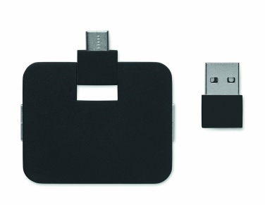 Logotrade mainoslahjat ja liikelahjat tuotekuva: 4-porttinen USB-keskitin