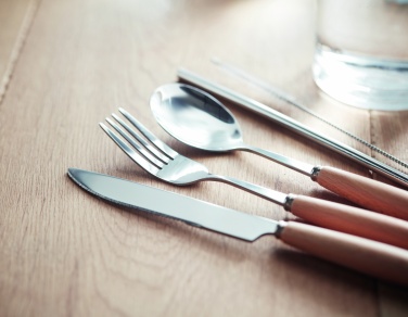 Logo trade mainoslahjat ja liikelahjat kuva: Ruokailuväline setti