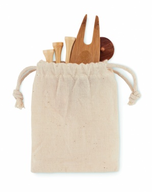 Logo trade mainostuotet tuotekuva: Bambu golfsetti