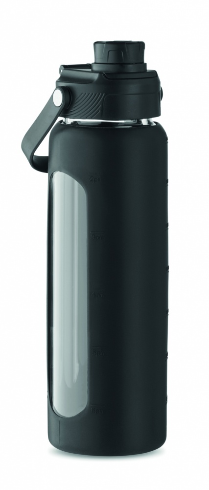 Logo trade mainostuotet tuotekuva: Lasipullo hylsyllä 750 ml