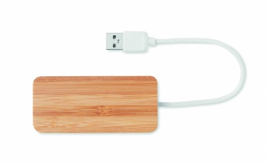 Logotrade liikelahjat mainoslahjat tuotekuva: Bambu USB- keskitin