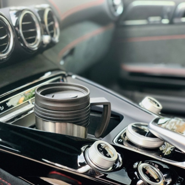 Logo trade mainostuote kuva: Ruostumattomasta teräksestä valmistettu termokuppi EL PASO 400 ml