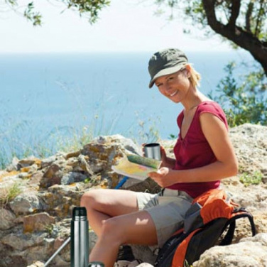 Logo trade mainoslahjat tuotekuva: Ruostumattomasta teräksestä valmistettu eristyspullo VIRGINIA BEACH 100 ml