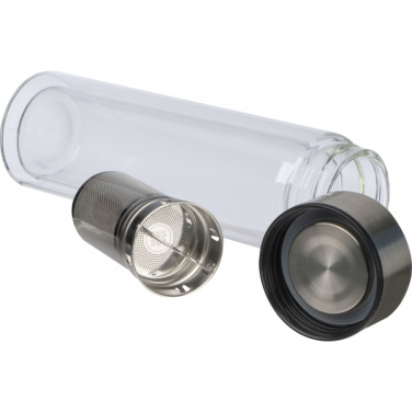 Logo trade mainoslahjat tuotekuva: Lämpöpullo KARLSTAD 400 ml