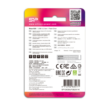 Logotrade mainostuotet kuva: Pendrive Silicon Power B20 USB 3.0