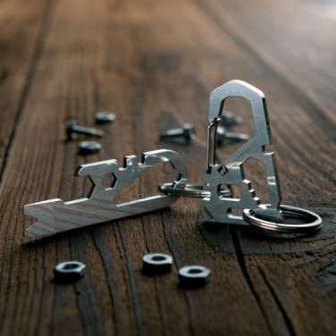 Logo trade liikelahja mainoslahja tuotekuva: Monitoiminen avaimenperä ANTISANA Schwarzwolf