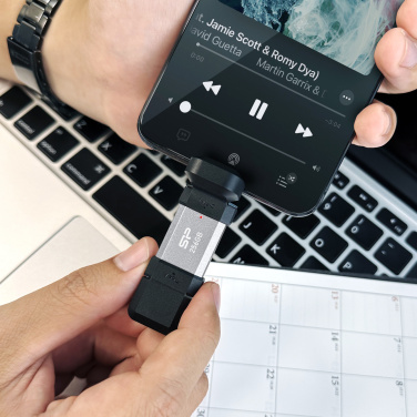 Logo trade mainoslahjat tuotekuva: Pendrive Silicon Power Mobile - C51 3.2, 64 Gt