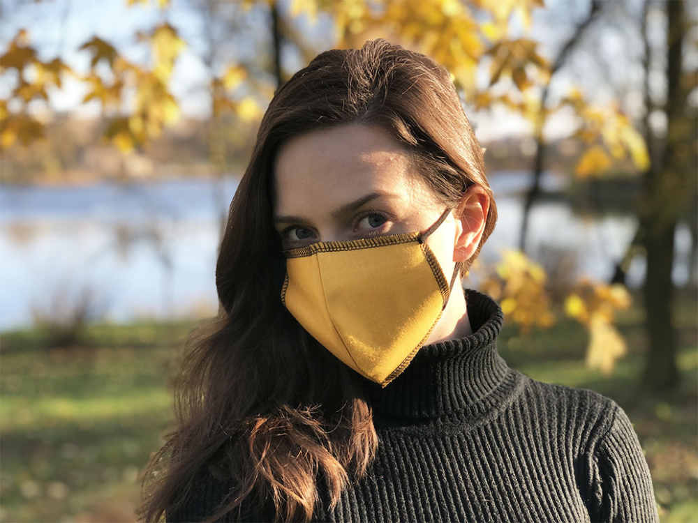 Logo trade liikelahjat mainoslahjat kuva: BLACK-BLACK puuvillamaski 140116500