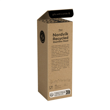 Logo trade mainostuote kuva: Nordvik RCS Recycled Steel 500 ml juomapullo
