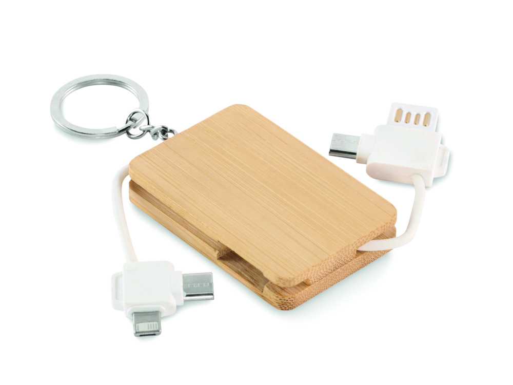 Logo trade liikelahja kuva: Avaimenperä /latauskaapeli