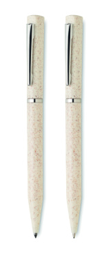 Logo trade mainostuotet tuotekuva: Vehnäolki/ABS-kierrekynäsarja