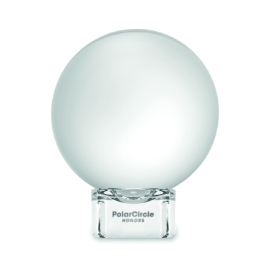 Logo trade mainoslahja kuva: Lasinen pyöreä palkinto