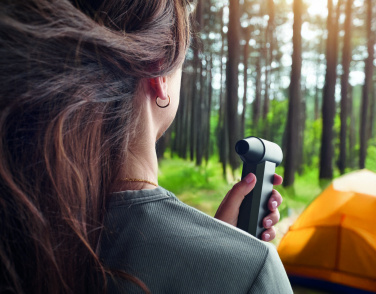 Logo trade mainoslahjat ja liikelahjat kuva: Kannettava turbotuuletin