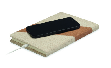 Logo trade liikelahjat tuotekuva: A5-muistikirja/ 15 W laturi