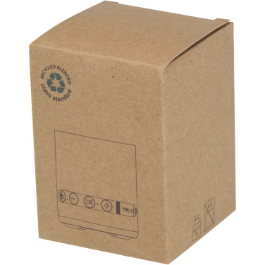 Logo trade liikelahja kuva: Hunor 3 W:n kierrätysmuovista valmistettu langaton kaiutin