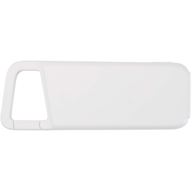 Logotrade mainostuotet kuva: Alkes 5 000 mAh:n ja 12 W:n kierrätysmuovista valmistettu vedenkestävä varavirtalähde jousihaalla