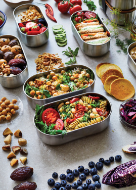 Logo trade mainostuotet tuotekuva: Black+Blum teräksestä valmistettu kaksiosainen eväsrasia