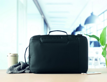 Logotrade reklaminės dovanos nuotrauka: 300D RPET nešiojamojo kompiuterio kuprinė