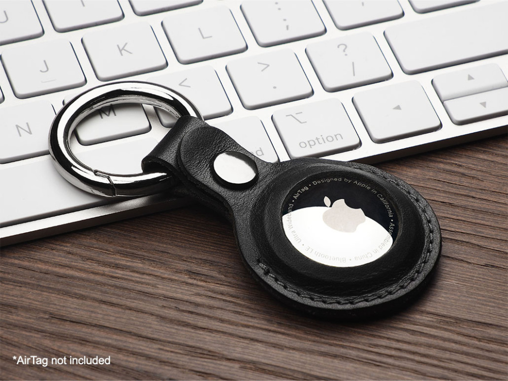 Logotrade reklaminės dovanos nuotrauka: "AirTag" raktų pakabukas su laikikliu 1914141