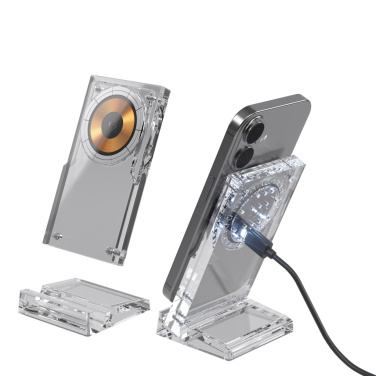 Logotrade reklaminės dovanos nuotrauka: Magcharge 15W magnetinis belaidžio įkrovimo stovas