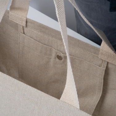 Logotrade verslo dovanos nuotrauka: Didelis medvilninis krepšys Pilar