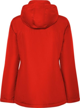 Logotrade verslo dovanos nuotrauka: Amerikos moteriška paminkštinta parko striukė