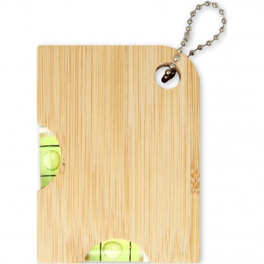 Logotrade dāvanas foto: Levo bambusa pudeļu attaisāmais ar līmeni 