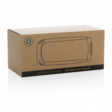Logotrade Ideja dāvanas foto: RCS pārstrādāta plastmasas Lightboom 10W skaļrunis
