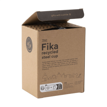 Logotrade biznesa dāvanas foto: Fika RCS Recycled Steel Cup 400 ml termokauss