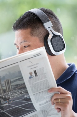 Лого трейд бизнес-подарки фото: Наушники Vogue