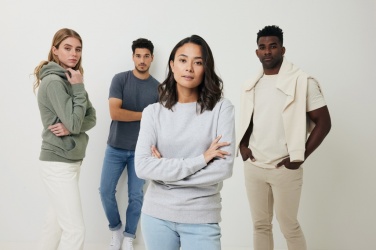 Логотрейд pекламные cувениры картинка: Iqoniq Denali свитер с круглым воротом из переработанного хлопка