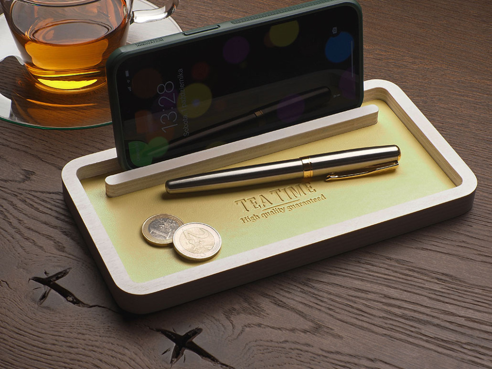 Лого трейд pекламные продукты фото: Деревянный органайзер 1844121