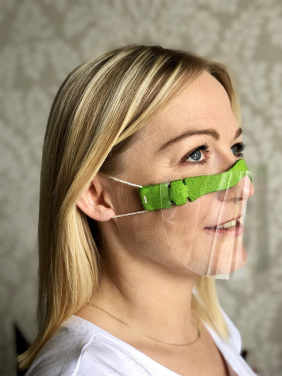 Лого трейд pекламные подарки фото: Защитный экран HESTIA - прозрачная маска для рта и носа 1452162