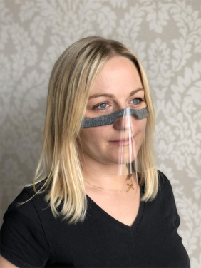 Лого трейд pекламные подарки фото: Защитный экран KALIPSO - прозрачная маска для рта и носа 1447162