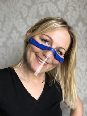 Лого трейд pекламные подарки фото: Защитный экран KALIPSO - прозрачная маска для рта и носа 1447162